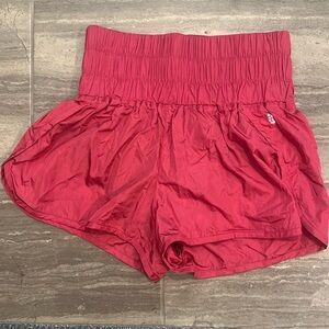 Free People Movement Shorts, size small, hot pink